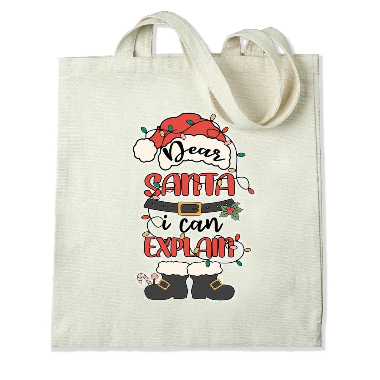 DTF Heat Transfer - Dear Santa I Can Explain 10"