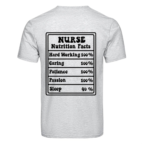 DTF Heat Transfer - Nurse Nutrition Facts 04"