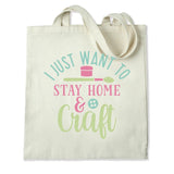 DTF Heat Transfer - Stay Home & Craft 10"