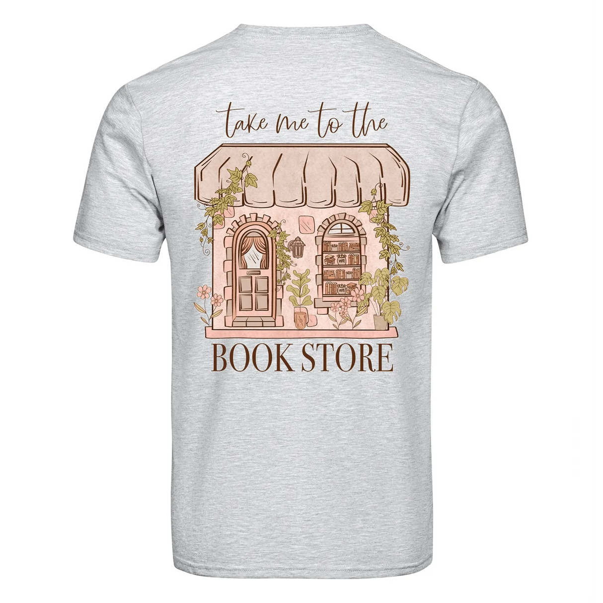 DTF Heat Transfer - To The Book Store 10"