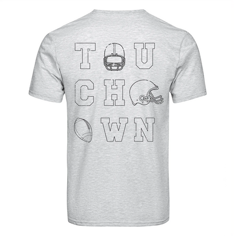 DTF Heat Transfer - Touchdown White 10"