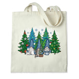 DTF Heat Transfer - Trees & Gnomes - 10"