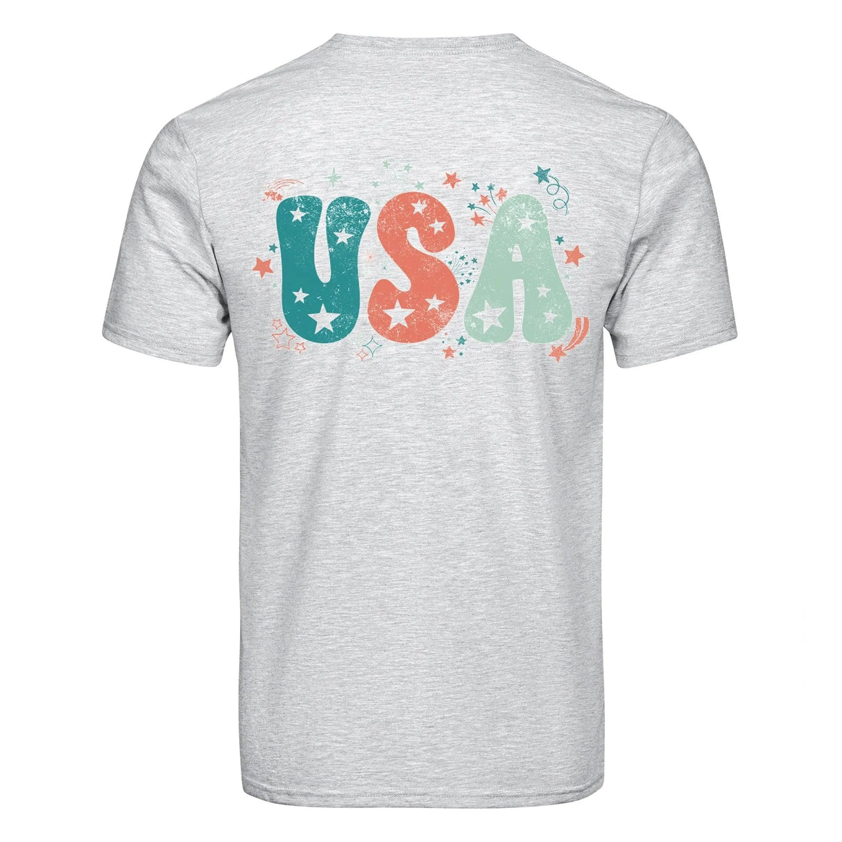 DTF Heat Transfer - USA Pastel 04"