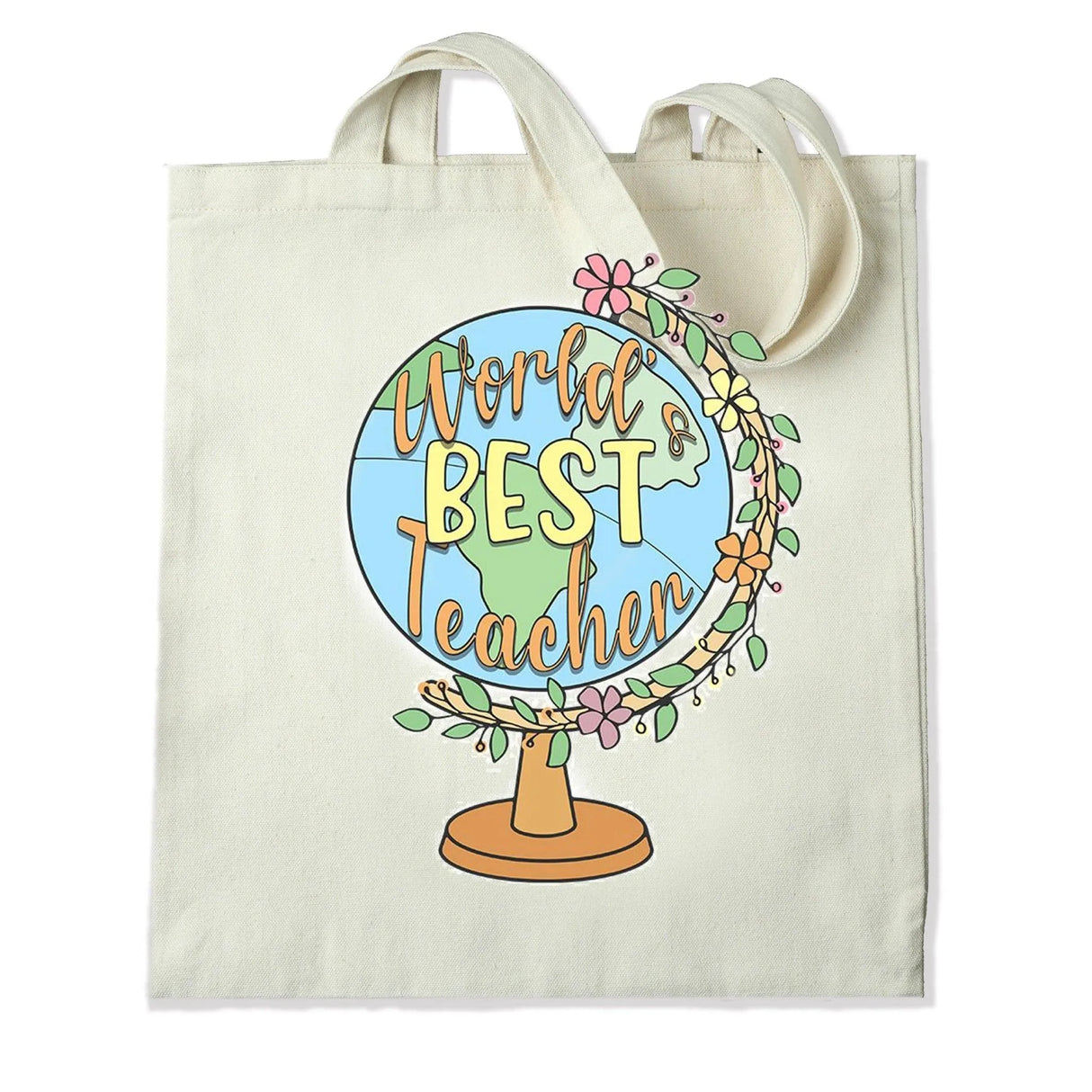 DTF Heat Transfer - Worlds Best Teacher - 10"