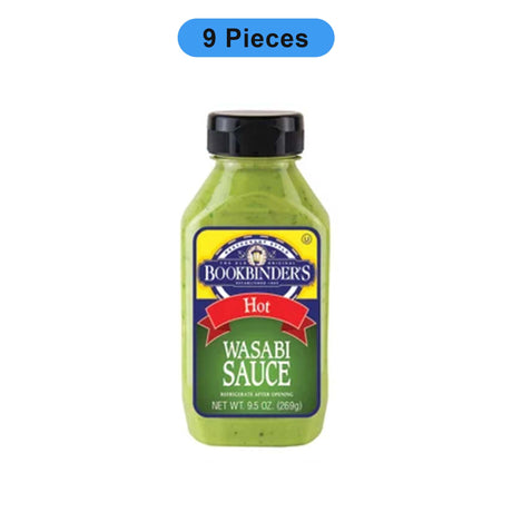 BOOKBINDER'S WASABI SAUCE 9.5 OZ BOTTLE