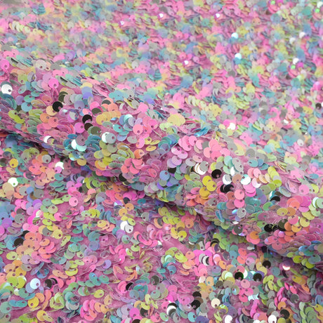 Stretch Velvet Sequin Fabric