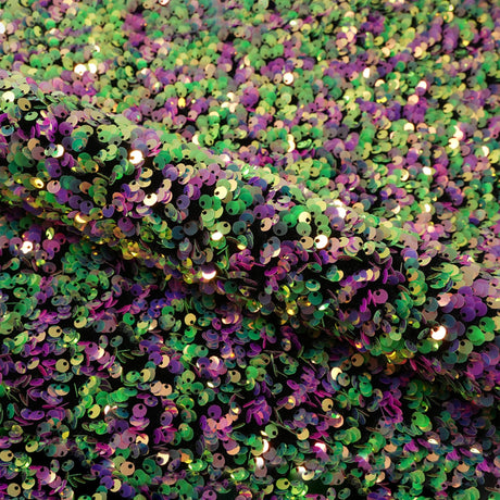 Stretch Velvet Sequin Fabric