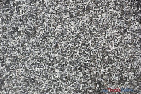 Glitz Mesh Sequins Polyester Fabric - 3Mm Glitter Sequins, 52" Width, Multiple Colors (1 Yard)