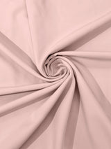 Dull Stretch Crepe Polyester Spandex Fabric - Solid Colors, 58" Width (1 Yard)