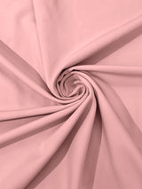 Dull Stretch Crepe Polyester Spandex Fabric - Solid Colors, 58" Width (1 Yard)