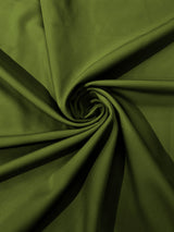 Dull Stretch Crepe Polyester Spandex Fabric - Solid Colors, 58" Width (1 Yard)