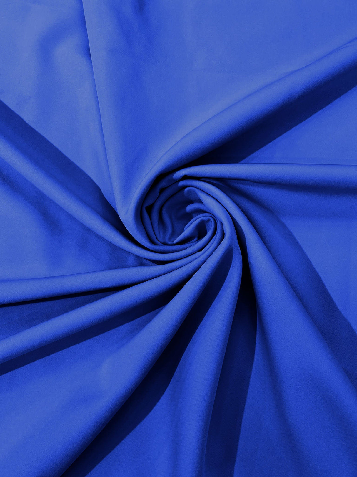 Dull Stretch Crepe Polyester Spandex Fabric - Solid Colors, 58" Width (1 Yard)