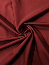 Dull Stretch Crepe Polyester Spandex Fabric - Solid Colors, 58" Width (1 Yard)