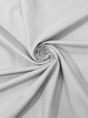 Dull Stretch Crepe Polyester Spandex Fabric - Solid Colors, 58" Width (1 Yard)