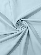 Dull Stretch Crepe Polyester Spandex Fabric - Solid Colors, 58" Width (1 Yard)
