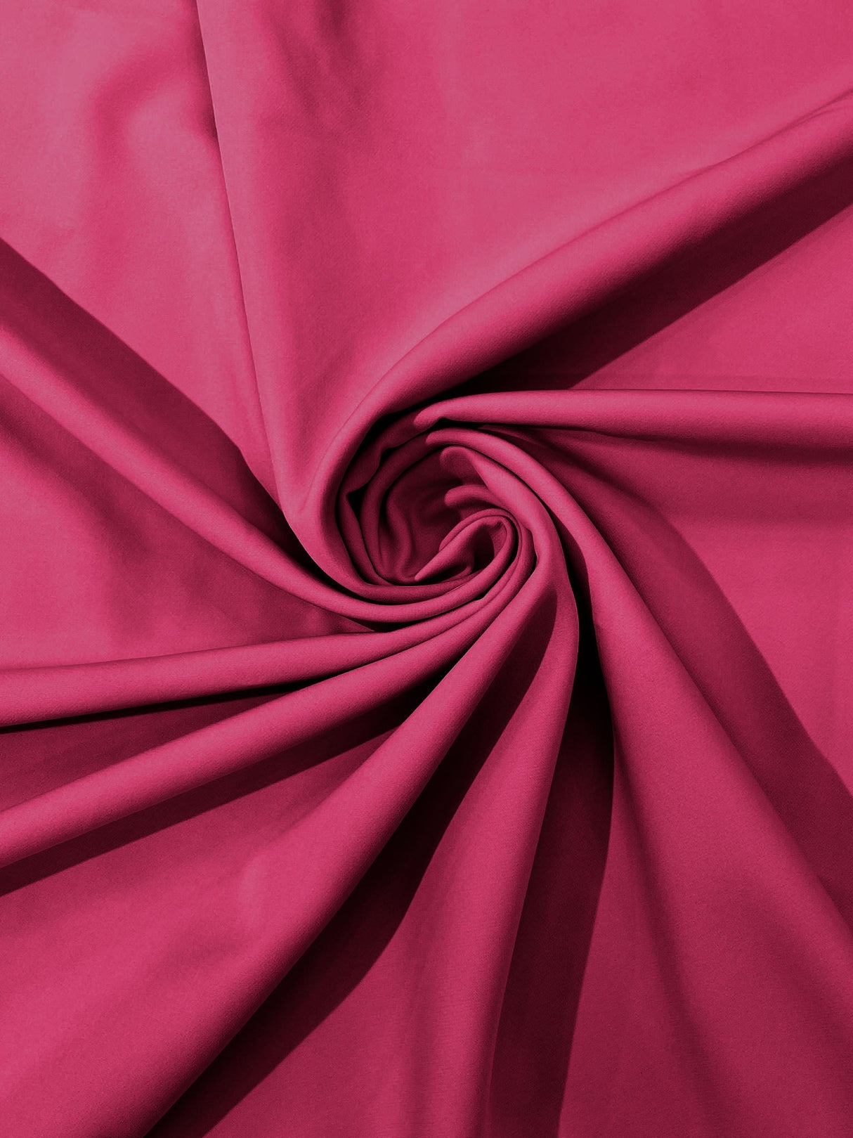 Dull Stretch Crepe Polyester Spandex Fabric - Solid Colors, 58" Width (1 Yard)