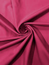 Dull Stretch Crepe Polyester Spandex Fabric - Solid Colors, 58" Width (1 Yard)