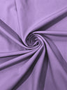 Dull Stretch Crepe Polyester Spandex Fabric - Solid Colors, 58" Width (1 Yard)