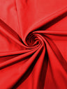 Dull Stretch Crepe Polyester Spandex Fabric - Solid Colors, 58" Width (1 Yard)