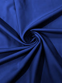 Dull Stretch Crepe Polyester Spandex Fabric - Solid Colors, 58" Width (1 Yard)