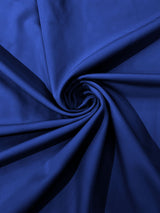 Dull Stretch Crepe Polyester Spandex Fabric - Solid Colors, 58" Width (1 Yard)