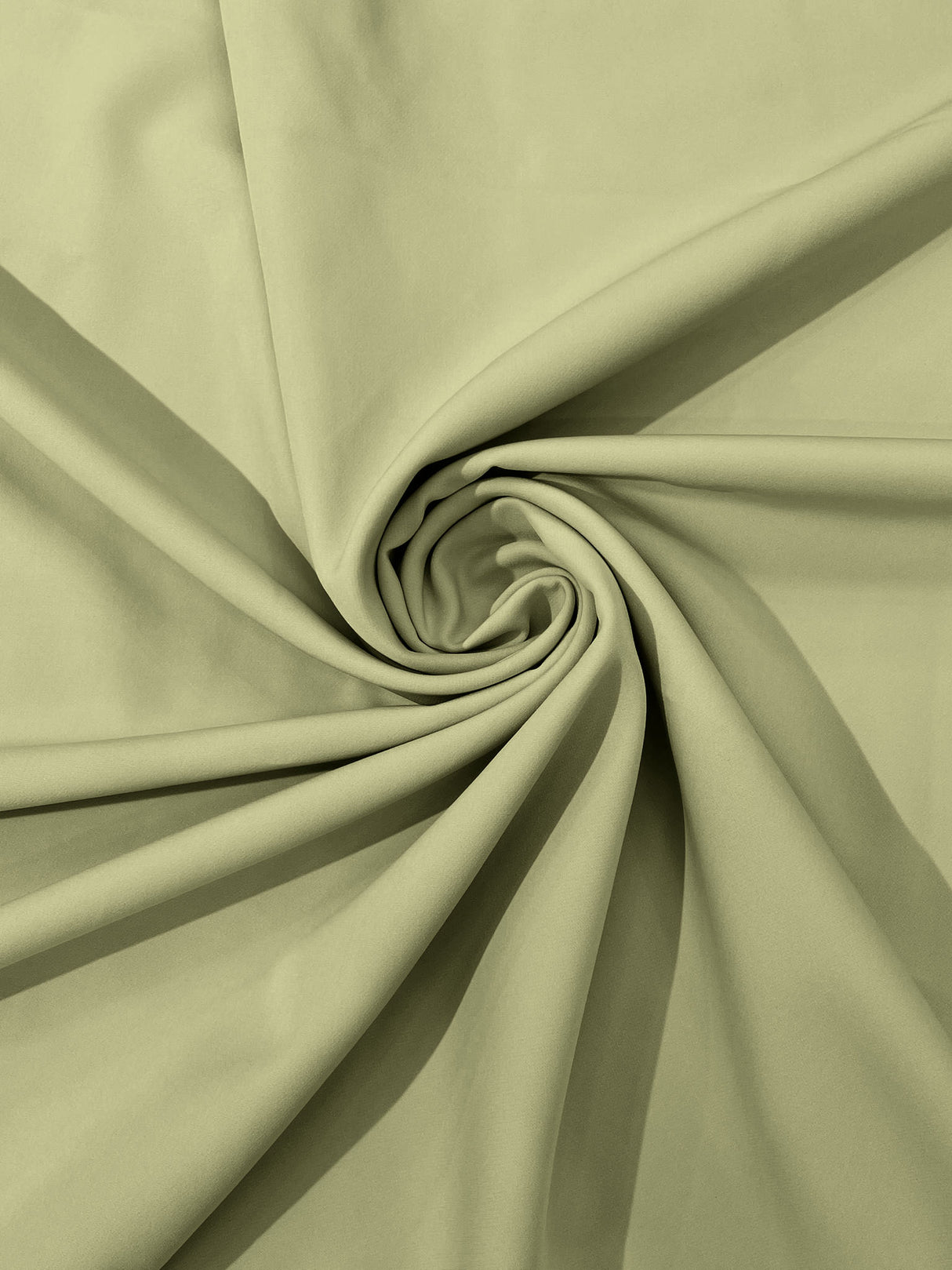 Dull Stretch Crepe Polyester Spandex Fabric - Solid Colors, 58" Width (1 Yard)