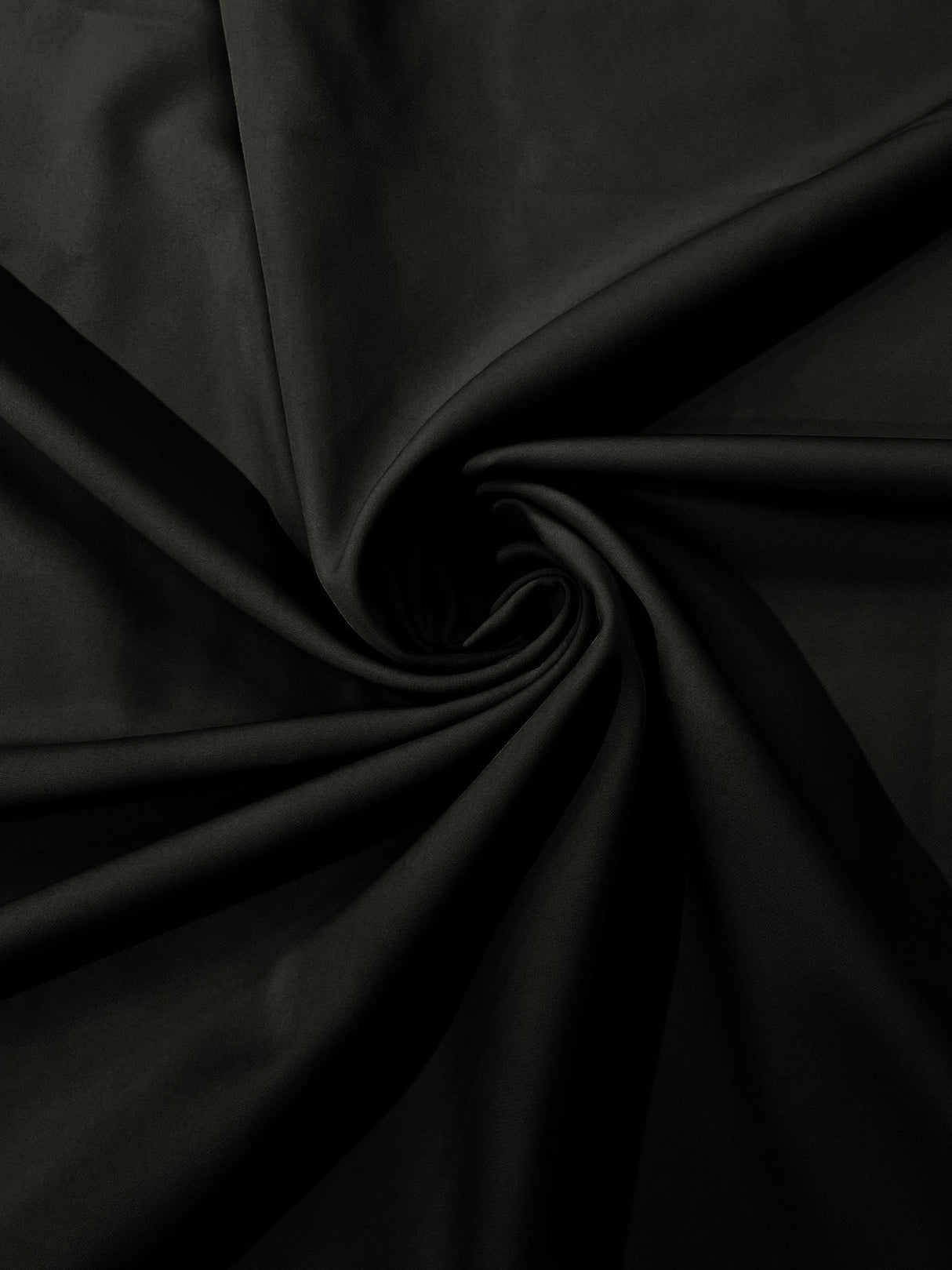 Dull Stretch Crepe Polyester Spandex Fabric - Solid Colors, 58" Width (1 Yard)