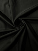 Dull Stretch Crepe Polyester Spandex Fabric - Solid Colors, 58" Width (1 Yard)