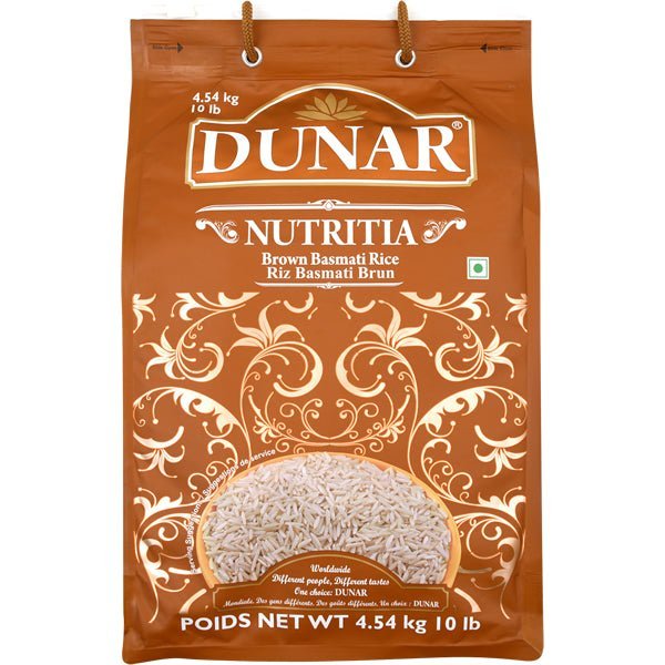Dunar Nutritia Brown Basmati Rice - 10 lb