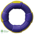 Dog Toy Medium Ring Violet & Yellow
