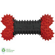 Dog Toy Small Bone in Red & Black