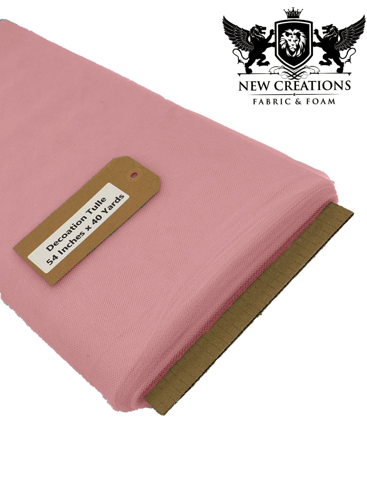 Dusty Rose Tutu Tulle Fabric - Dusty Rose Sheer Netting, 54" Width (5 Yards)