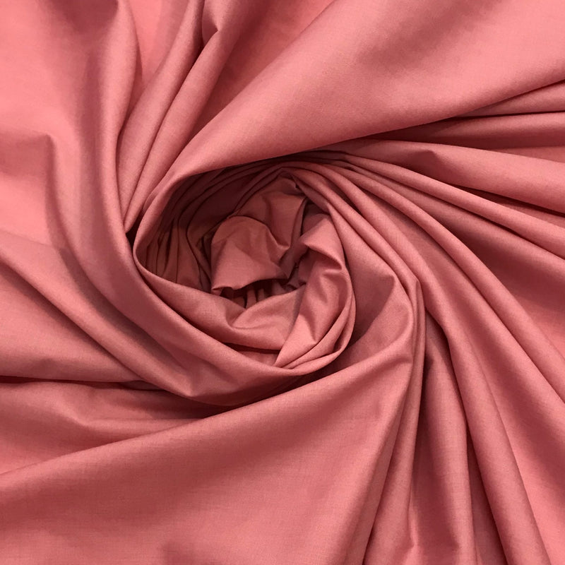 Mauve Poly Cotton Fabric - Mauve, 59/60" Width