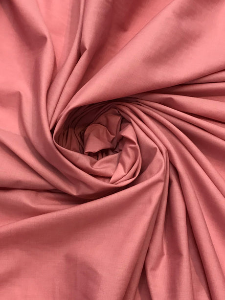 Mauve Poly Cotton Fabric - Mauve, 59/60" Width