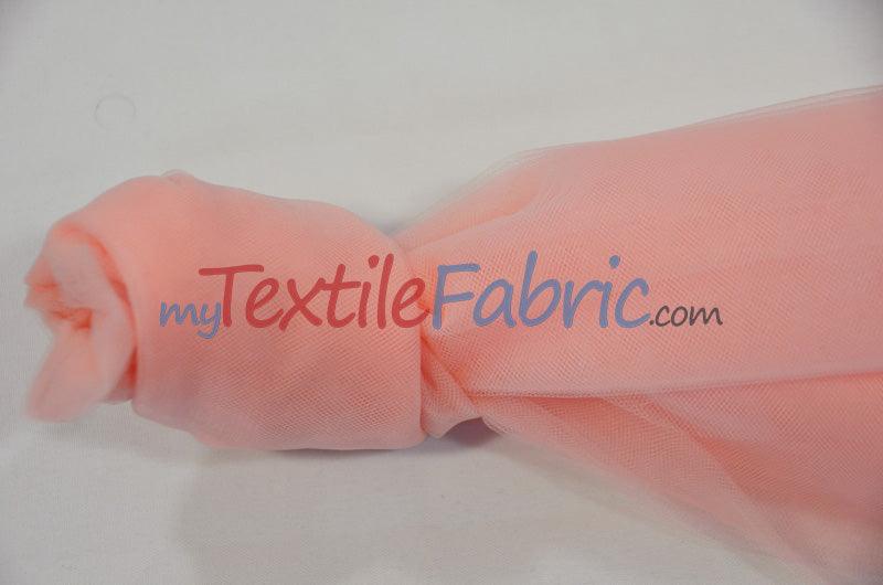 Bridal Tulle Illusion Nylon Tulle Fabric - Sheer Soft Bridal Veil, 108" Width (50 Yard Bolt)