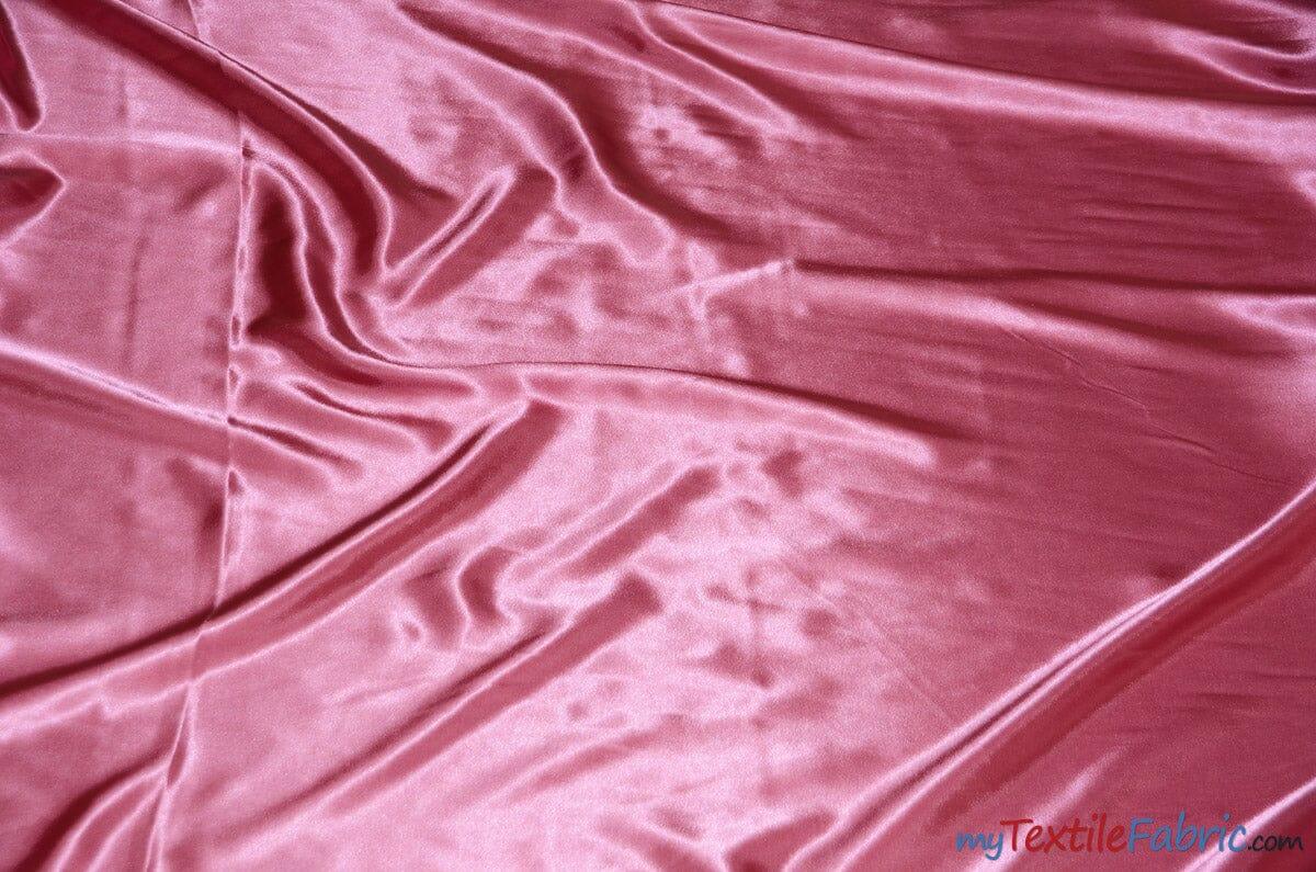 Silky Soft Medium Satin Polyester Fabric - Solid, 58/60" Width (70 Yard Bolt)