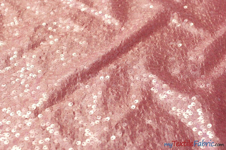Glitz Sequins Taffeta Polyester Fabric - Raindrop Sequins, 54" Wide (1 Yard)