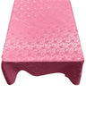 Square Tablecloth Roses Jacquard Satin Fabric - Floral Jacquard, 45" X 45" (1 Piece)