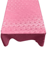 Roses Jacquard Satin Fabric - Rose Pattern, 60" X 84" (1 Piece)