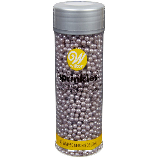 Wilton Silver Sugar Pearl Sprinkles, 4.8 oz.