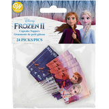 Wilton Disney Frozen 2 Cupcake Toppers, 24-Count
