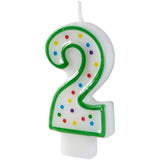 Wilton Green Number 2 Birthday Candle