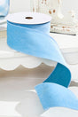 2.5" x 10 Yard Soft Blue Wired Velvet Ribbon