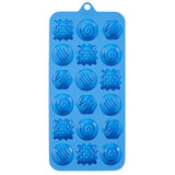 Wilton Silicone Fancy Truffles Candy Mold, 18-Cavity
