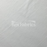 Dynamic Mesh Polyester Spandex Mesh Fabric - Black/White Solid, 61/62" Width, 165 GSM (1 Yard)