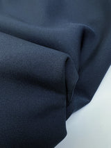 Blue Polyester Elastane Twill Suiting