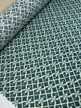 Viscose Lurex Printed Staple Fabric
