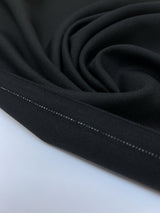 Wool Blend Twill Black