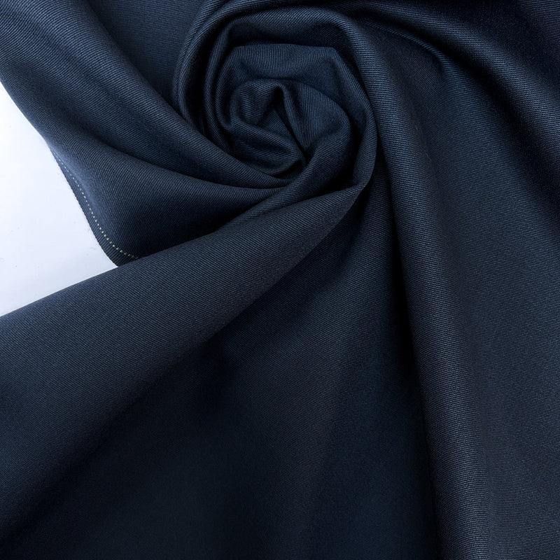 Wool Polyester Twill Gray