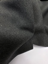 Virgin Wool Polyester Twill Gray